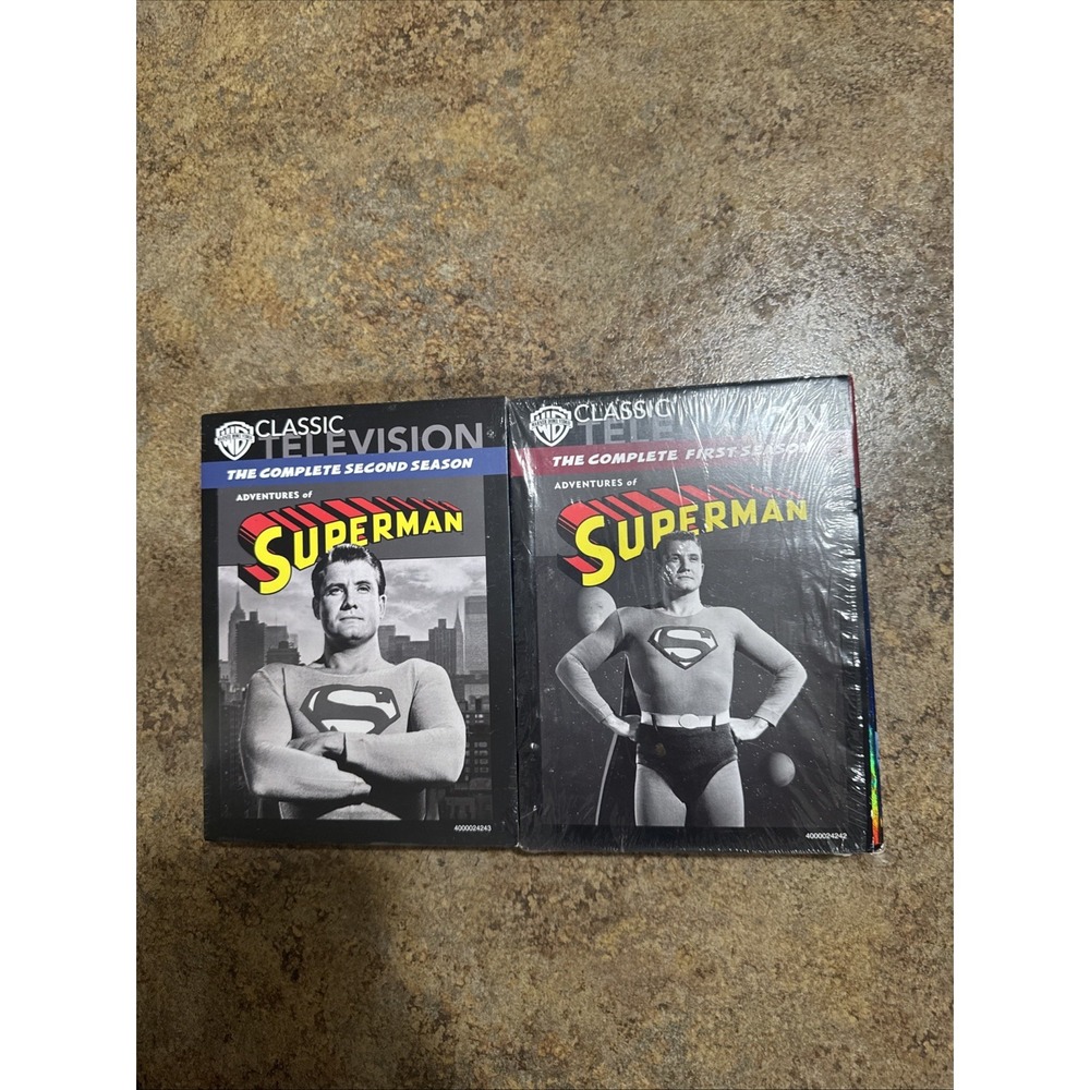 Adventures of Superman: The Complete Season 1 & 2 (DVD, 1950's Series) Reeves